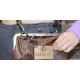 Malaga Small Brown Clasp Purse Bag
